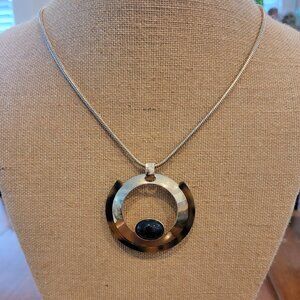 34" Chicos Resin Loop Pendant Necklace